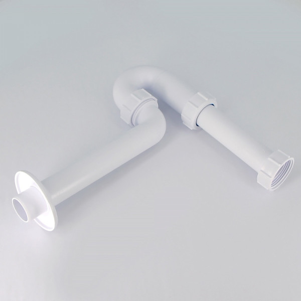 Сифон 32 мм. трубный Р-образный для донного клапана c отводом McAlpine (MRW8) Сифон 32 мм. трубный Р-образный для донного клапана c отводом McAlpine (MRW8)