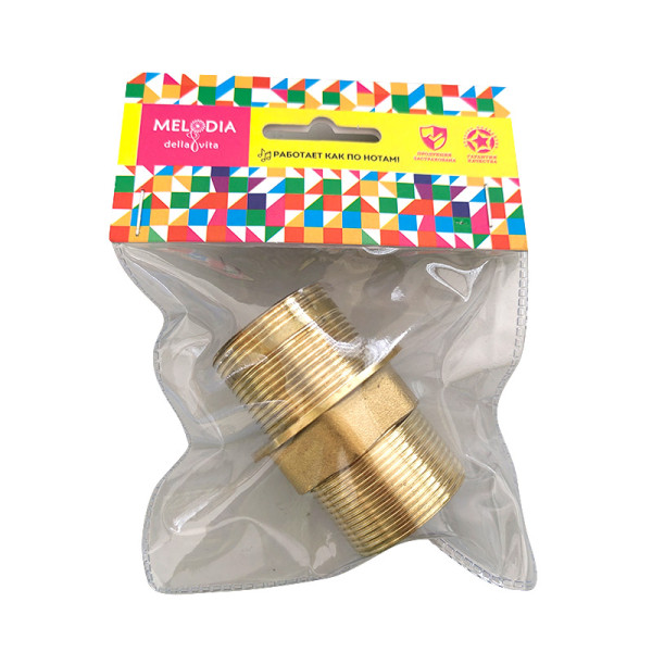 Крепеж к смесителю Melodia кухня (нерж.+латунная гайка) (MKP21050)