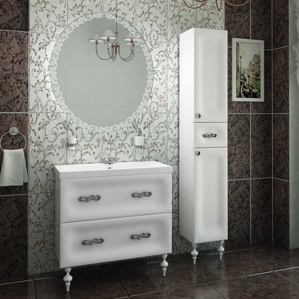 Зеркало Marka One Joli 750*30*900 белое (У26308) Зеркало Marka One Joli 750*30*900 белое (У26308)