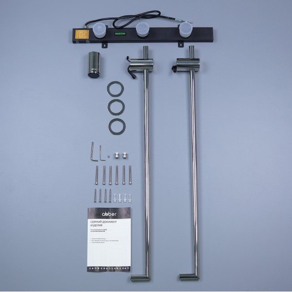 Полотенцесушитель электрический Abber Charme 345x800 хром (AH4002)