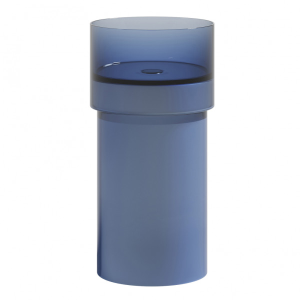 Раковина отдельностоящая Abber Kristall 45x45x90 синий (AT2701Saphir-H)