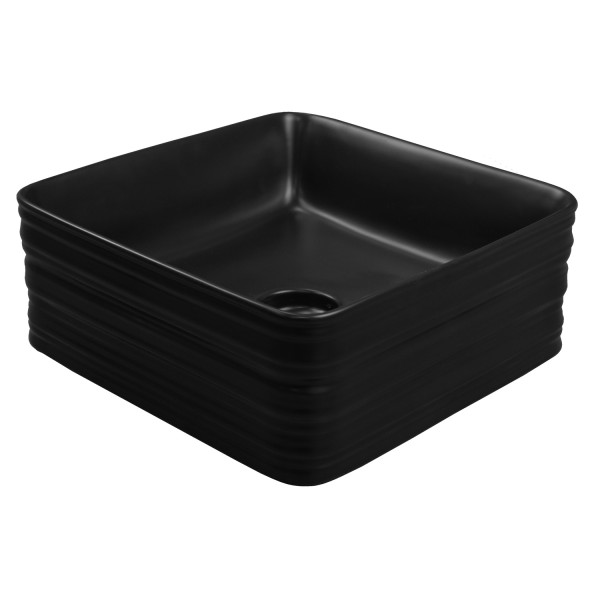 Раковина накладная Azario 39,5x39,5x15 черная матовая (AZ-2075-B-MB) Раковина накладная Azario 39,5x39,5x15 черная матовая (AZ-2075-B-MB)