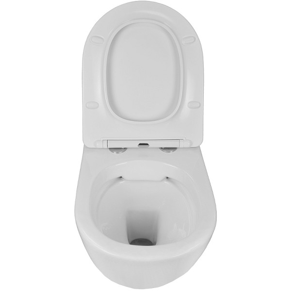 Унитаз подвесной Azario Grado с сиденьем с микролифтом белый (AZ-0046)