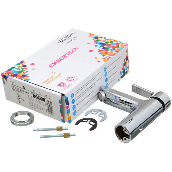 Смеситель для раковины Melodia della vita Aria хром (MDV35721) Смеситель для раковины Melodia della vita Aria хром (MDV35721)