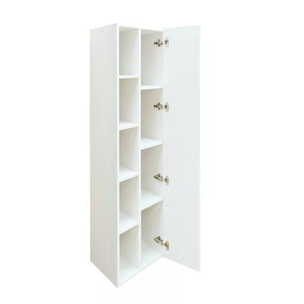 Пенал подвесной Comforty Милан 400x400x1600 белый глянцевый (00004136467)