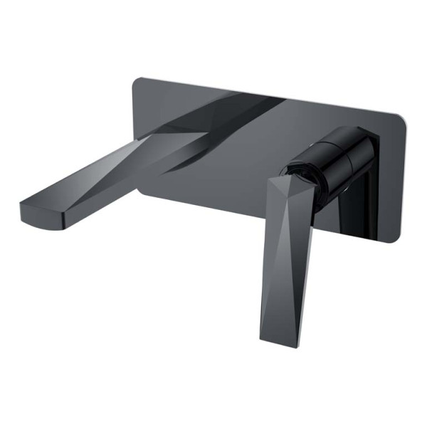 Смеситель для раковины Boheme Venturo черный (375-SGM) Смеситель для раковины Boheme Venturo черный (375-SGM)