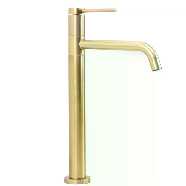 Смеситель для раковины Rea Lugano золото матовое (REA-B4420)