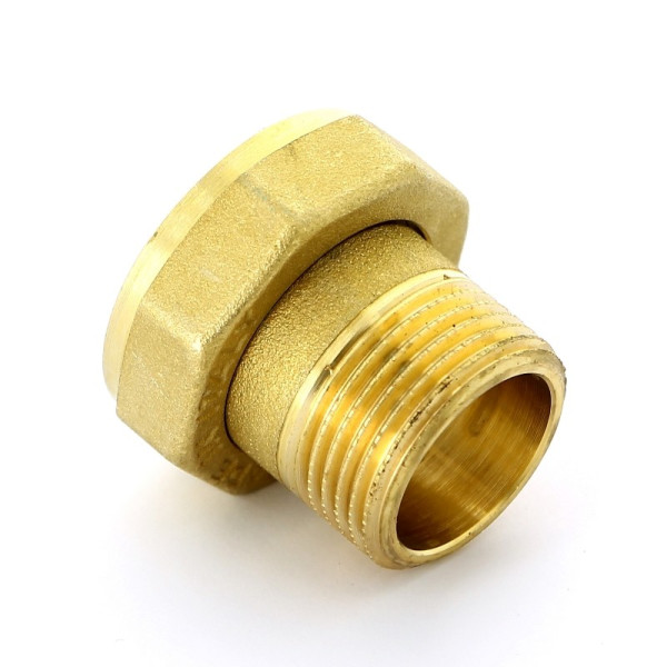 Сгон с накидной гайкой 1"х1 1/4" с плоской прокладкой Uni-Fitt IT (латунь) 624G4500