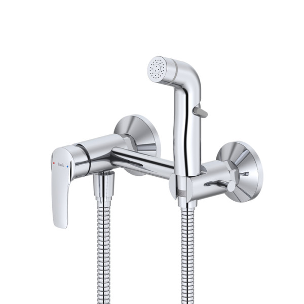 Смеситель с гигиеническим душем Iddis Ray хром глянцевый (RAYSB00i08)
