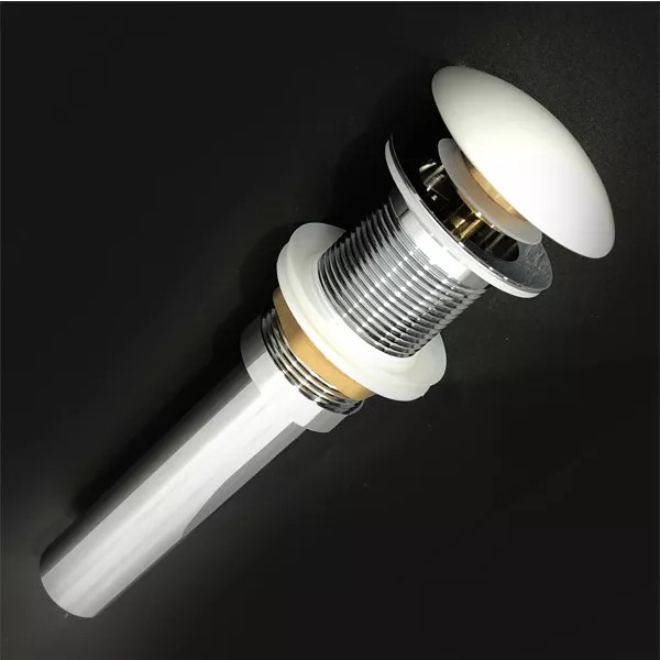 Донный клапан Comforty с керамическим верхом белый (DK-01) Донный клапан Comforty с керамическим верхом белый (DK-01)