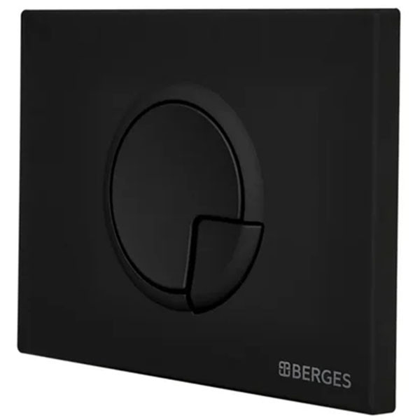 Инсталляция для подвесного унитаза Berges NOVUM R5 с клавишей (040225) черная Инсталляция для подвесного унитаза Berges NOVUM R5 с клавишей (040225) черная