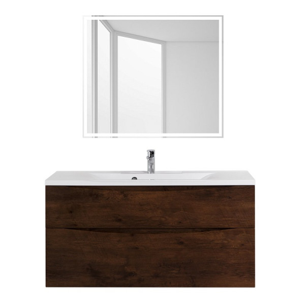 Тумба подвесная BelBagno Marino-H60 100 Rovere Moro (MARINO-H60-1000-2C-SO-RW-P)