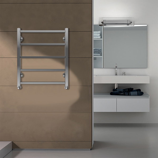 Полотенцесушитель водяной Azario Ancona 500x600 хром
