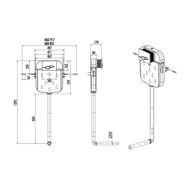 Инсталляция для унитаза Creavit (FGR7006.00) Инсталляция для унитаза Creavit (FGR7006.00)