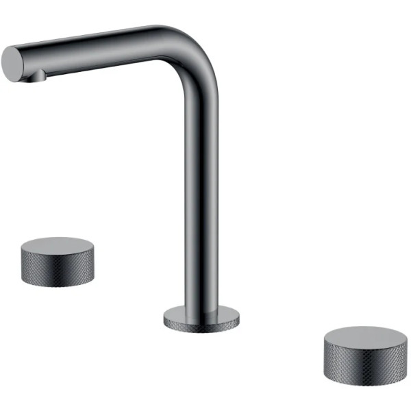 Смеситель для раковины на 3 отв.Boheme Stick SGM (графит глянец) (152-SGM.2) Смеситель для раковины на 3 отв.Boheme Stick SGM (графит глянец) (152-SGM.2)