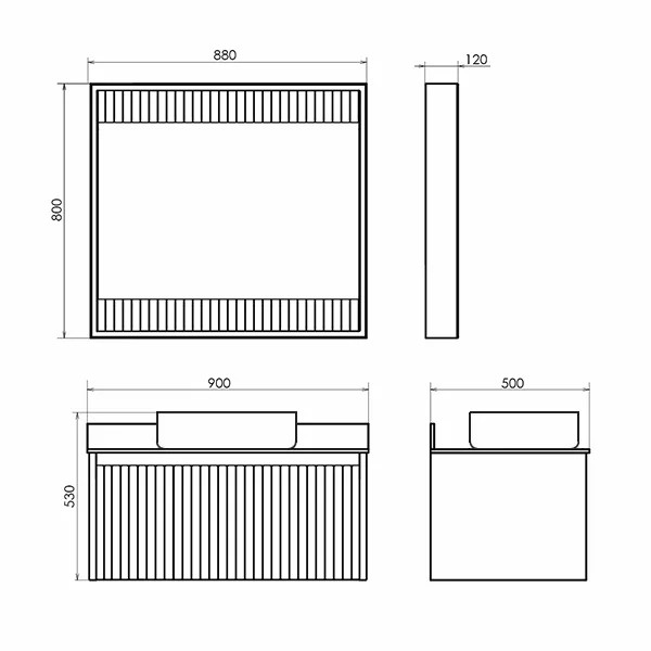Тумба подвесная Comforty Марсель 900x500x530 белый матовый/калакатта Блэк (00-00013795) Тумба подвесная Comforty Марсель 900x500x530 белый матовый/калакатта Блэк (00-00013795)