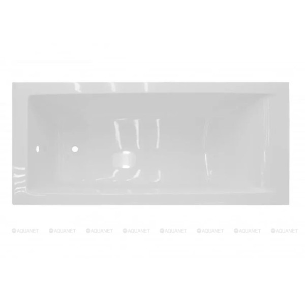 Ванна из искусственного камня Aquanet Bright Stone Slim 170х70 (тонкий бортик) белая (351315)