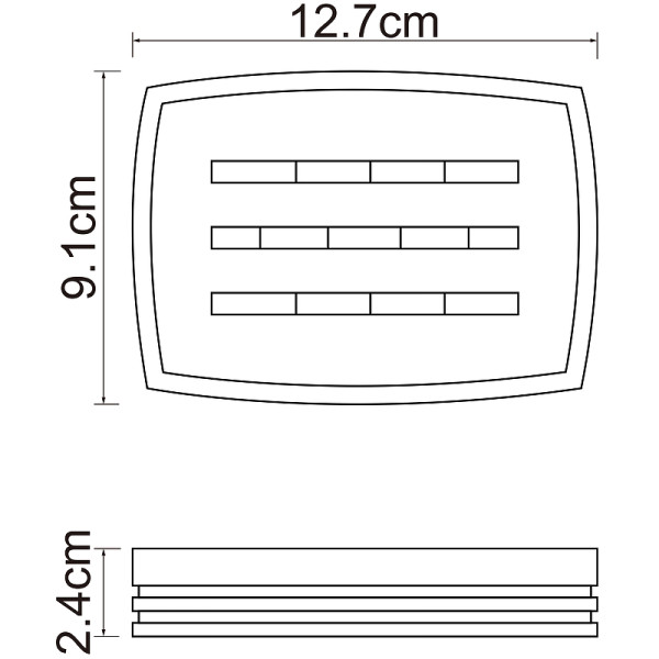 Мыльница WasserKRAFT Main белый (K-4729)