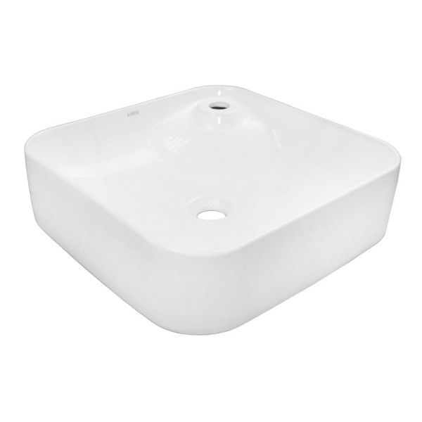 Раковина накладная Azario 43x43x12 белая глянцевая (AZ-2194)