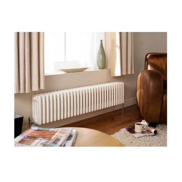 Радиатор стальной Zehnder 4026/6 №1270/7610 6 секций 3/4" RAL 9016 подключение боковое универсальное