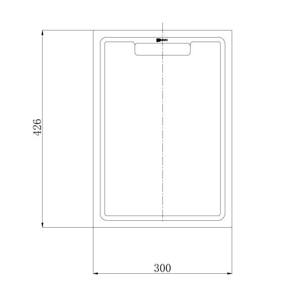 Доска разделочная Lemark Ozera 300x426 натуральный (9950175)