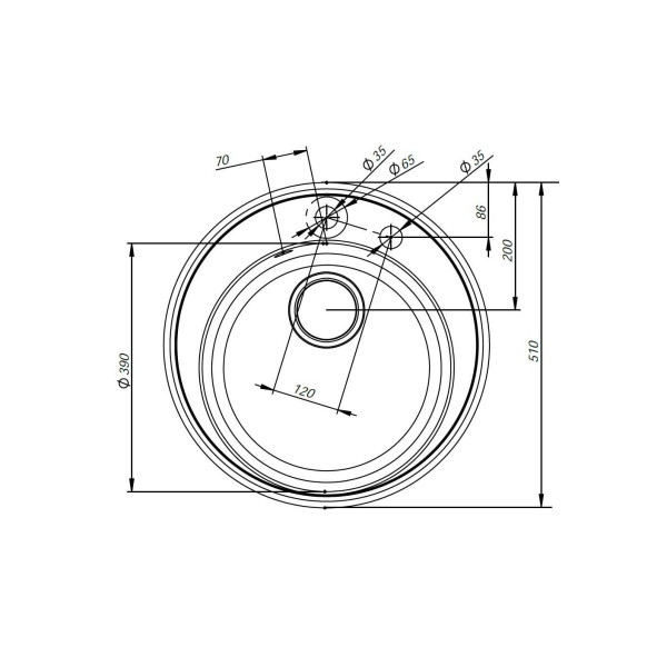 Мойка для кухни врезная Iddis Kitchen G 510х210 Сафари (K04S511i87)