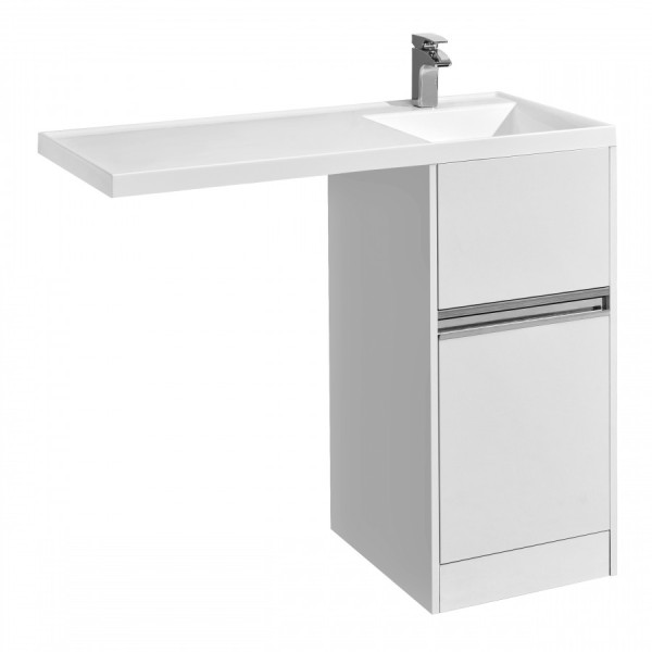 Тумба напольная Aquaton Лондри 420x496x860 белый (1.A236.0.01L.H01.0)