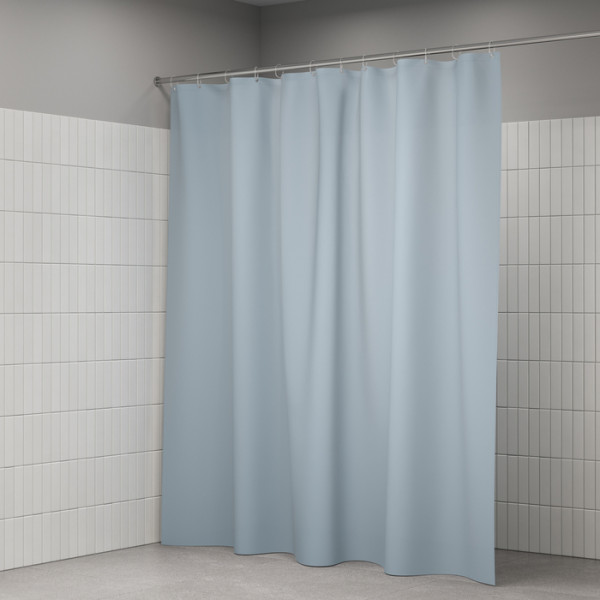 Шторка для ванн текстильная Iddis Base 240x200 голубая (BL06P24i11)