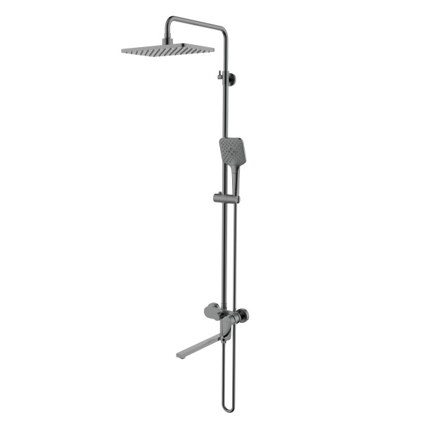 Душевая система Aquatek Ника оружейная сталь (AQ2840BGM)