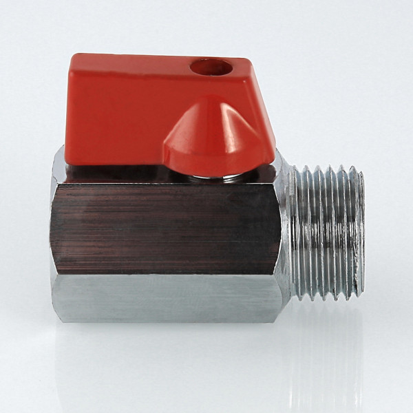 Кран 1/2" ВН шаровый Valtec MINI (красная ручка) VT.331.N.04 Кран 1/2" ВН шаровый Valtec MINI (красная ручка) VT.331.N.04