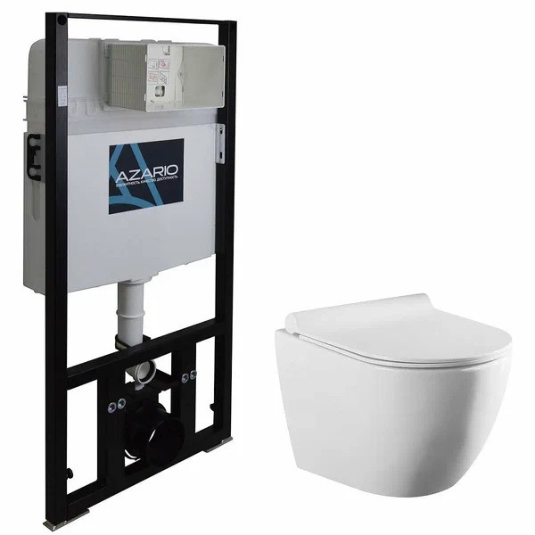 Инсталляция с унитазом Сет Azario инсталляция с унитазом Geno с сиденьем микролифт без клавиши Инсталляция с унитазом Сет Azario инсталляция с унитазом Geno с сиденьем микролифт без клавиши