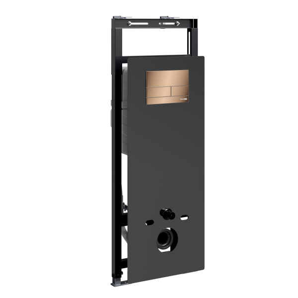 Инсталляция для унитаза WasserKRAFT Salm с клавишей смыва золото розовое (27TLT.010.ME.BL.RG04)