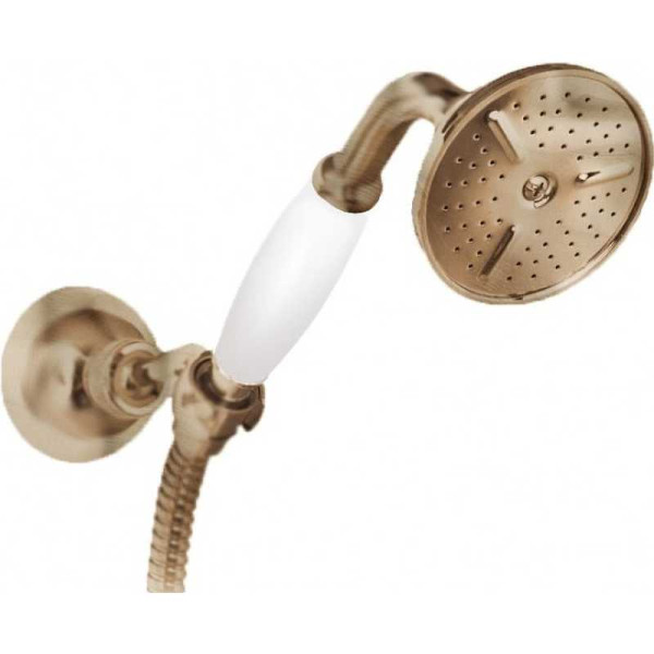Душевой гарнитур Cezares с шлангом 150 см, держателем, бронза (CZR-KD-02-Bi)