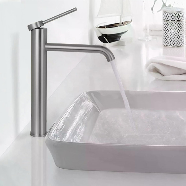 Смеситель для раковины Rea Clif Никель (REA-B5330) Смеситель для раковины Rea Clif Никель (REA-B5330)