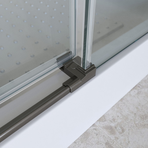 Душевой уголок BelBagno Marino 120x90x195 стекло прозрачное, профиль оружейная сталь матовая (MARINO-2-AH-2-120/90-C-GM)