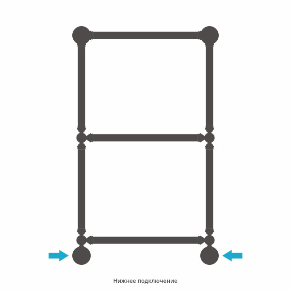 Полотенцесушитель водяной Сунержа Ренессанс 1386 860x500 хром (00-0281-8650) Полотенцесушитель водяной Сунержа Ренессанс 1386 860x500 хром (00-0281-8650)