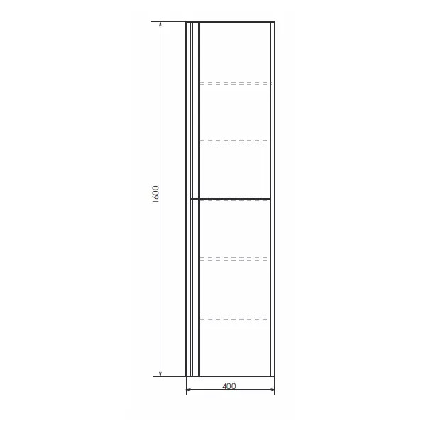 Пенал подвесной Comforty Эдинбург 400x400x1600 дуб светлый (00004147998) Пенал подвесной Comforty Эдинбург 400x400x1600 дуб светлый (00004147998)