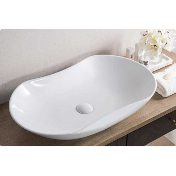 Раковина накладная BelBagno белая (BB1334) Раковина накладная BelBagno белая (BB1334)