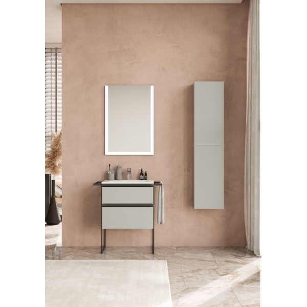 Пенал напольный Roca Domi 346x251x1504 серый матовый (Z.RU93.0.787.5)