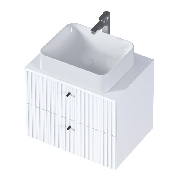 Тумба подвесная 1Marka Desire 600x500x487 белый (Ц0000033177)