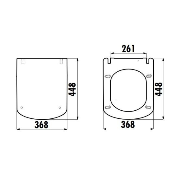 Сиденье для унитаза Creavit с микролифтом белое (KC1103.01.0000E)