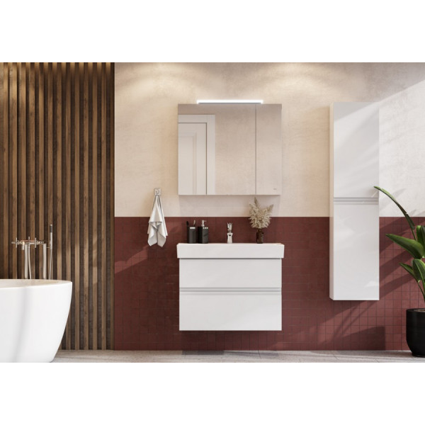 Шкаф зеркальный Roca Oleta 800x137x700 белый матовый (A857647501) Шкаф зеркальный Roca Oleta 800x137x700 белый матовый (A857647501)