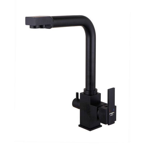 Смеситель для кухни Melodia della vita Perfetto черный, с выходом для питьевой воды (MDV30201bk) Смеситель для кухни Melodia della vita Perfetto черный, с выходом для питьевой воды (MDV30201bk)
