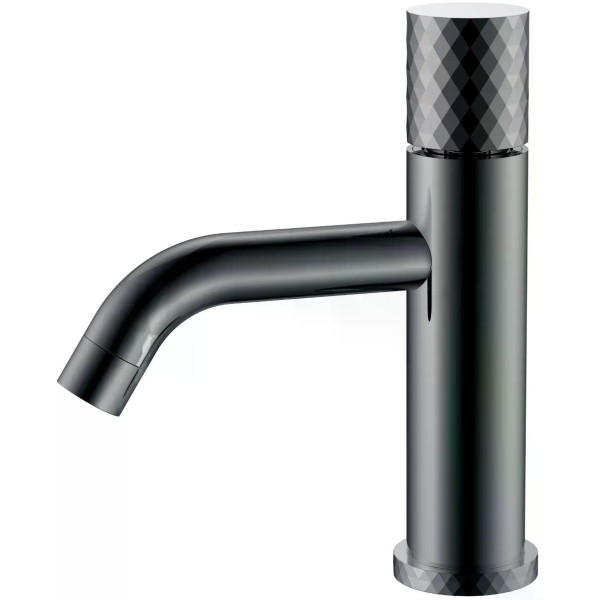 Смеситель для раковины Boheme Stick SGM (графит глянец) (121-SGM)