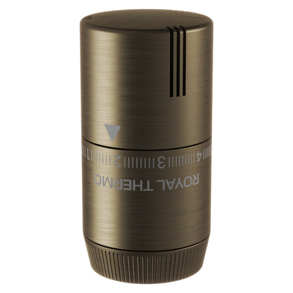 Головка термостатическая М30х1,5 Royal Thermo Design жидкостная (бронза) (RATHDN13015BR) Головка термостатическая М30х1,5 Royal Thermo Design жидкостная (бронза) (RATHDN13015BR)