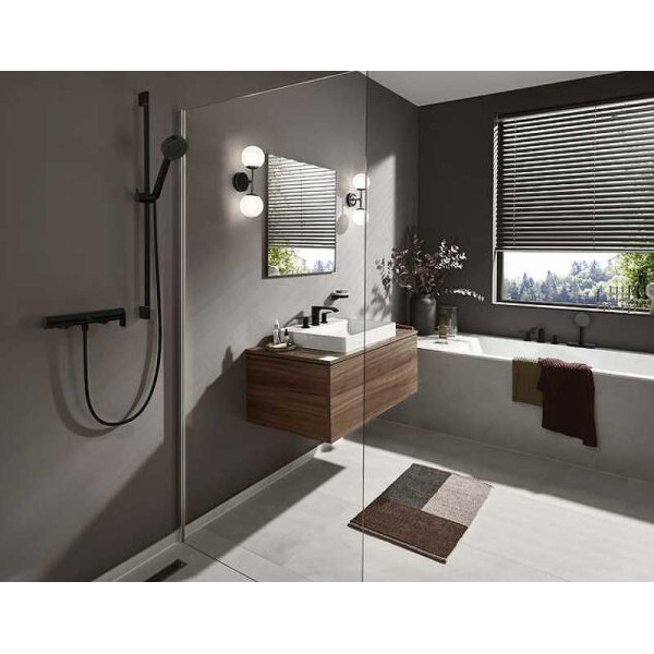 Смеситель для душа Hansgrohe Finoris черный (75620670) Смеситель для душа Hansgrohe Finoris черный (75620670)