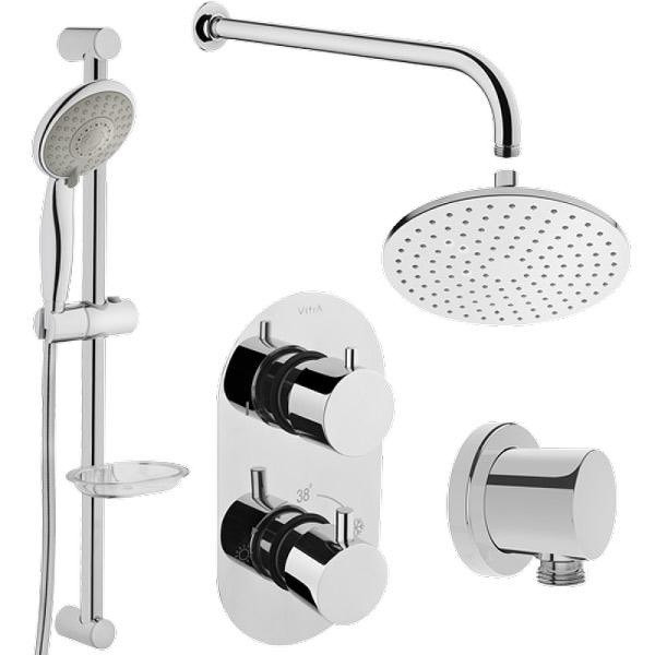 Душевая система Vitra Aquaheat хром (458657)