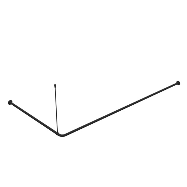 Карниз для ванны 90-180 см черный Iddis (060A200i14) Карниз для ванны 90-180 см черный Iddis (060A200i14)