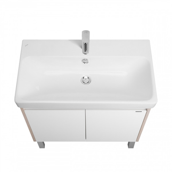 Тумба подвесная Aquaton Сканди 768x427x591 белый, дуб верона (1.A282.9.01S.DB2.0)