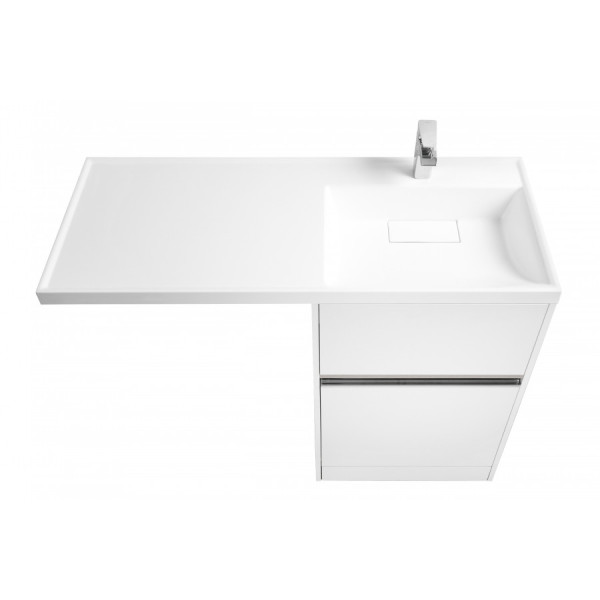 Тумба напольная Aquaton Лондри 570x496x860 белый (1.A235.9.01L.H01.0)